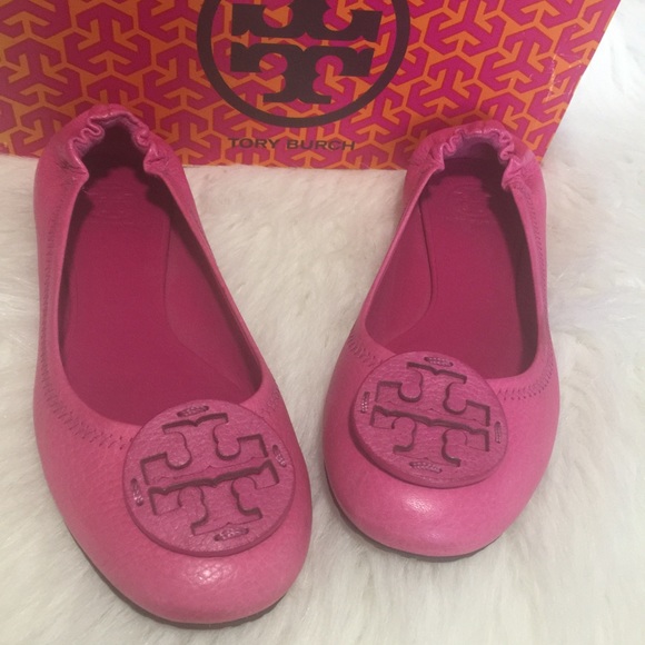 Authentic Tory Burch Reva Flats - Picture 1 of 9